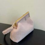 Fendi Women First Medium Pink Sheepskin Bag - Bild 4
