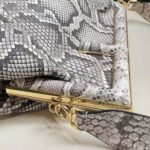 Fendi Women First Medium White Python Leather Bag - Image 6