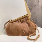 Fendi Women First Small Brown Mink Bag – Image 2