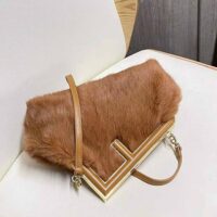 Fendi Women First Small Brown Mink Bag (1)