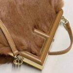 Fendi Women First Small Brown Mink Bag – Image 7