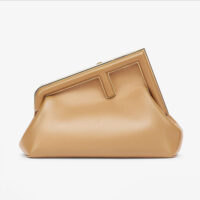 Fendi Women First Small Nappa Leather Bag-beige (1)