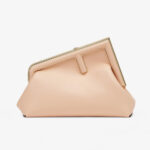 Borsa Fendi First Small in pelle nappa da donna, rosa