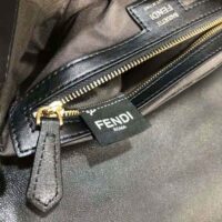 Fendi Women Iconic Medium Baguette Black Leather Bag (1)