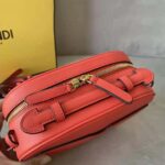 Fendi Women Mini Camera Case Red Leather and Suede Mini-Bag - Imagen 8