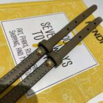 Fendi Women Mini Sunshine Shopper Gray Leather and Elaphe Mini-Bag - Image 6