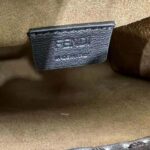 Fendi Women Mini Sunshine Shopper Silver Laminated Leather Shopper – Image 9