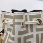 Fendi Women Mon Tresor Beige Leather Mini-Bag – Bild 4
