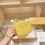 Fendi Women Mon Tresor Glazed Canvas Mini-Bag-Yellow - Image 9