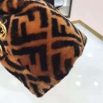 Fendi Women Mon Tresor Mini-Bag in Brown Sheepskin - Image 6