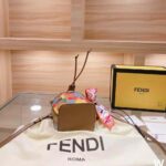Fendi Women Mon Tresor Multicolor FF Canvas Mini-Bag – Image 6