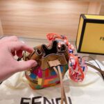 Fendi Women Mon Tresor Multicolor FF Canvas Mini-Bag – Image 7