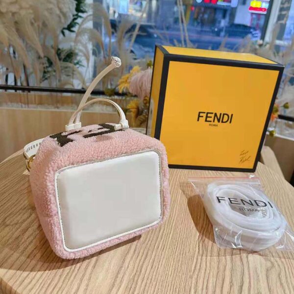 Fendi Women Mon Tresor Pink Sheepskin Mini-Bag (7)