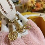 Fendi Women Mon Tresor Pink Sheepskin Mini-Bag - Image 10