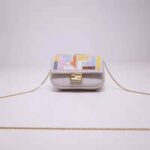 Fendi Women Nano Baguette Charm Beige Canvas Charm - Image 3