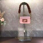 Fendi Women Nano Baguette Charm Lilac Nylon - Image 2