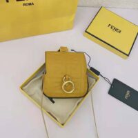 Fendi Women Nano Baguette Charm Yellow Nappa Leather Charm (1)
