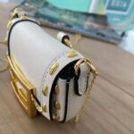 Fendi Women Nano Baguette White Nappa Leather Charm - Image 8