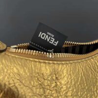 Fendi Women Nano Fendigraphy Gold Leather Charm (1)