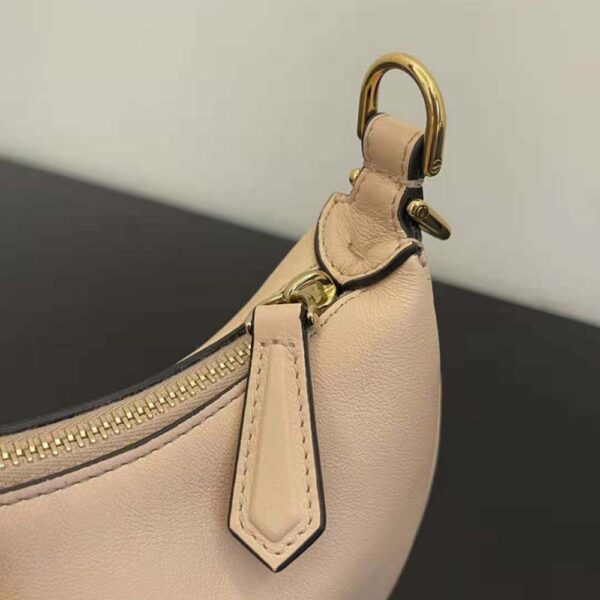 Fendi Women Nano Fendigraphy Pink Leather Charm (5)