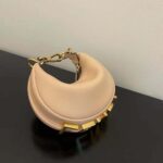 Fendi Women Nano Fendigraphy Pink Leather Charm - immagine 4