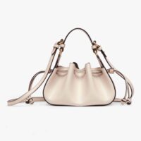 Fendi Women Pomodorino Brown Leather Mini-Bag (1)