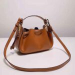 Fendi Women Pomodorino Brown Leather Mini-Bag - immagine 3