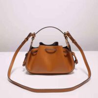 Fendi Women Pomodorino Brown Leather Mini-Bag (1)