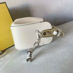 Fendi Women Pomodorino White Leather Mini-Bag - Imagen 5