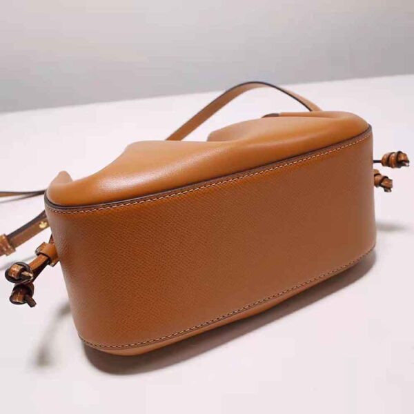 Fendi Women Pomodorino Brown Leather Mini-Bag (5)