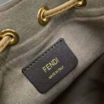 Fendi Women Small Mon Tresor FF Beige Wool Mini-Bag - immagine 10