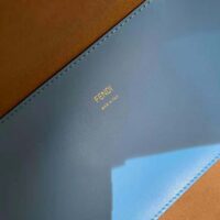 Fendi Women Sunshine Medium Leather Shopper-Blue (1)