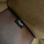 Fendi Women Sunshine Medium Leather Shopper-Maroon - Bild 10