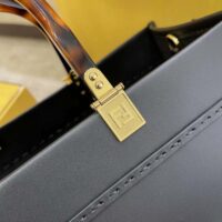 Fendi Women Sunshine Medium Leather Shopper-black (1)