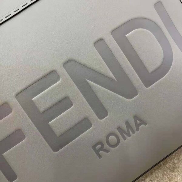 Fendi Women Sunshine Medium Leather Shopper-grey (10)