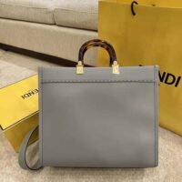 Fendi Women Sunshine Medium Leather Shopper-grey (1)