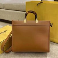 Fendi Women Sunshine Medium Leather Shopperbrown (1)