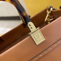 Fendi Women Sunshine Medium Leather Shopperbrown (1)