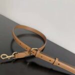 Fendi Women Touch Leather Bag with A Metal FF Clasp-Brown - immagine 9