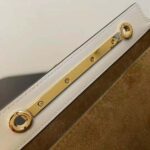 Fendi Women Touch White Leather Bag with Metal FF Clasp - immagine 7