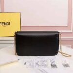 Fendi Women Wallet on Chain with Pouches Leather Mini-Bag-Black – Image 5