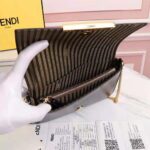 Fendi Women Wallet on Chain with Pouches Leather Mini-Bag-Black – Image 7