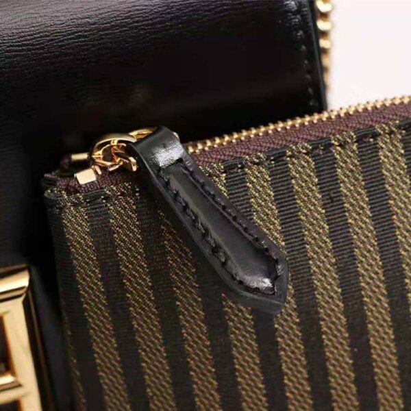 Fendi Women Wallet on Chain with Pouches Leather Mini-Bag-Black (8)