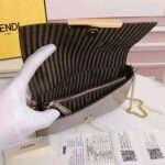 Fendi Women Wallet on Chain with Pouches Leather Mini-Bag-Brown – Bild 7