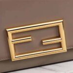 Fendi Women Wallet on Chain with Pouches Leather Mini-Bag-Brown – Bild 8