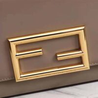 Fendi Women Wallet on Chain with Pouches Leather Mini-Bag-brown (1)