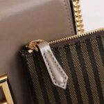 Fendi Women Wallet on Chain with Pouches Leather Mini-Bag-Brown – Bild 10