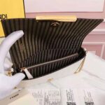 Fendi Women Wallet on Chain with Pouches Leather Mini-Bag-White - Image 7