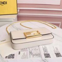 Fendi Women Wallet on Chain with Pouches Leather Mini-Bag-white (1)