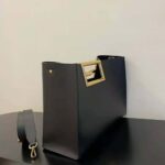 Fendi Women Way Medium Made of Camellia-Colored Leather Bag-Black - Image 4